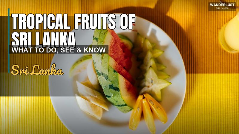 Fruits tropicaux du Sri Lanka
