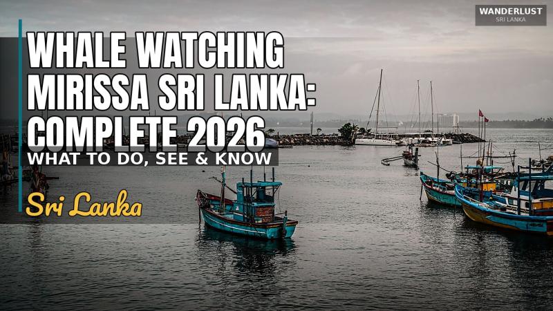 Whale Watching Mirissa Sri Lanka: Complete 2026 Guide