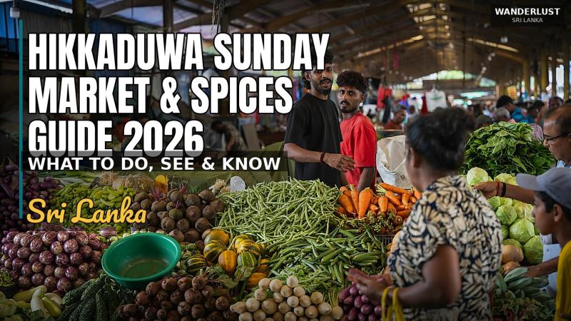 Hikkaduwa Sunday Market & Spices Guide 2026