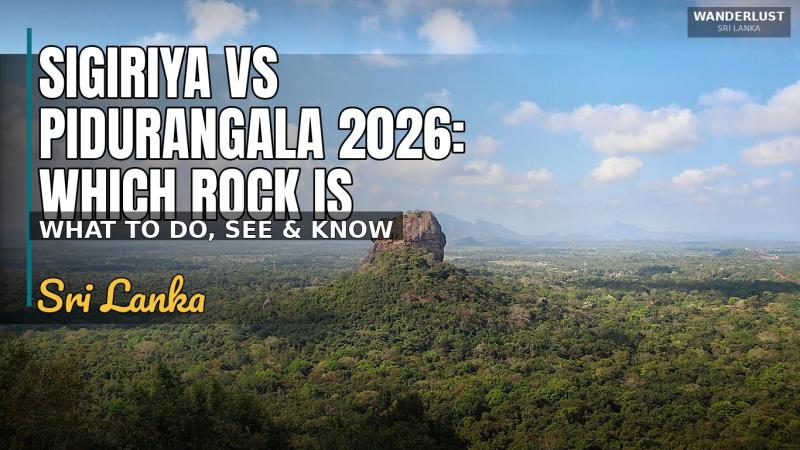 Sigiriya vs Pidurangala 2026: Which Rock Is Worth It?