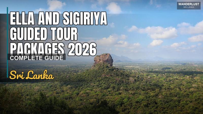 Forfaits visites guidées d'Ella et Sigiriya 2026 : guide complet