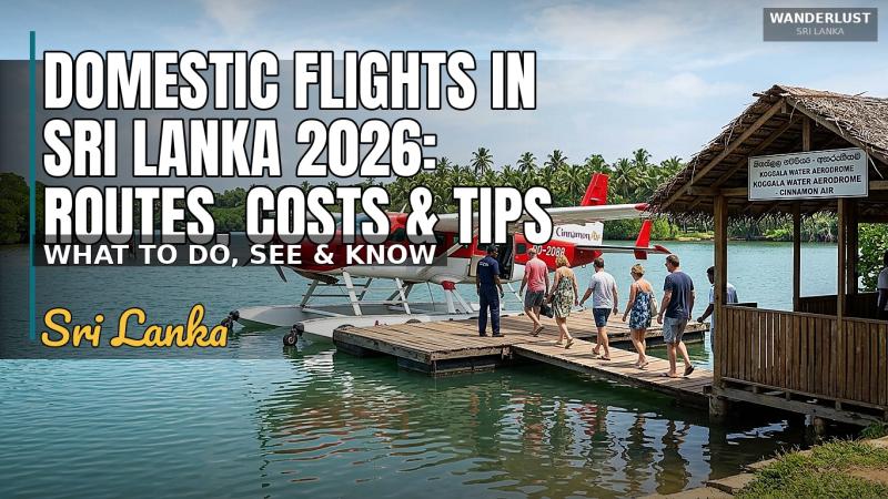 Domestic Flights in Sri Lanka 2026: Routes, Costs & Tips