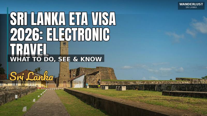 Sri Lanka ETA Visa 2026: Electronic Travel Authorization Step-by-Step Application Guide