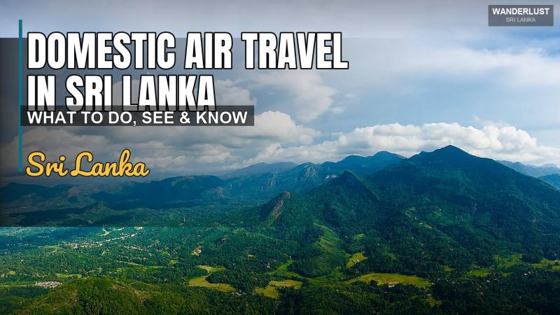 Les voyages aériens intérieurs au Sri Lanka