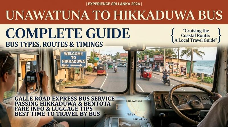 Bus from Unawatuna to Hikkaduwa: Complete 2026 Guide