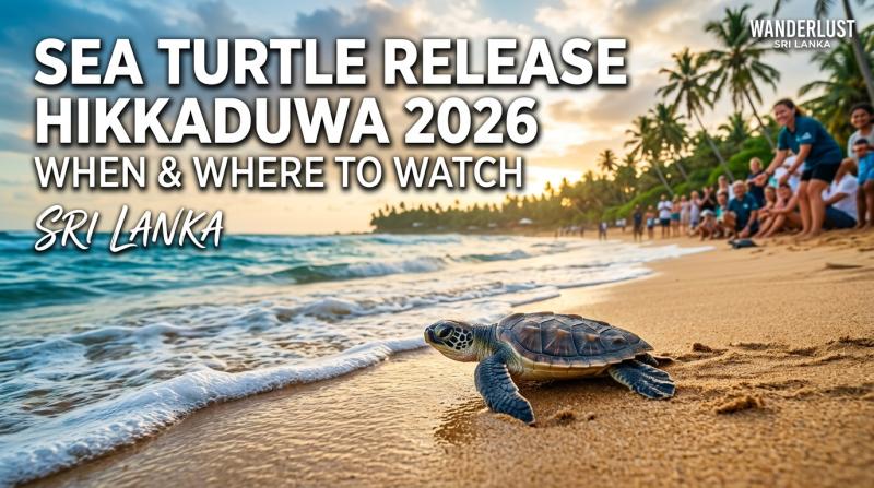 Sea Turtle Release Hikkaduwa 2026: When & Where to Watch